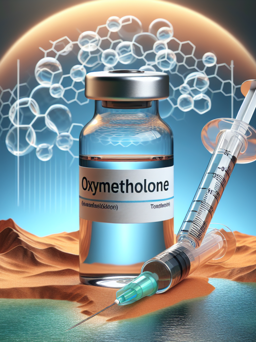 Oximetolona inyectable en fases de deshidratación controlada