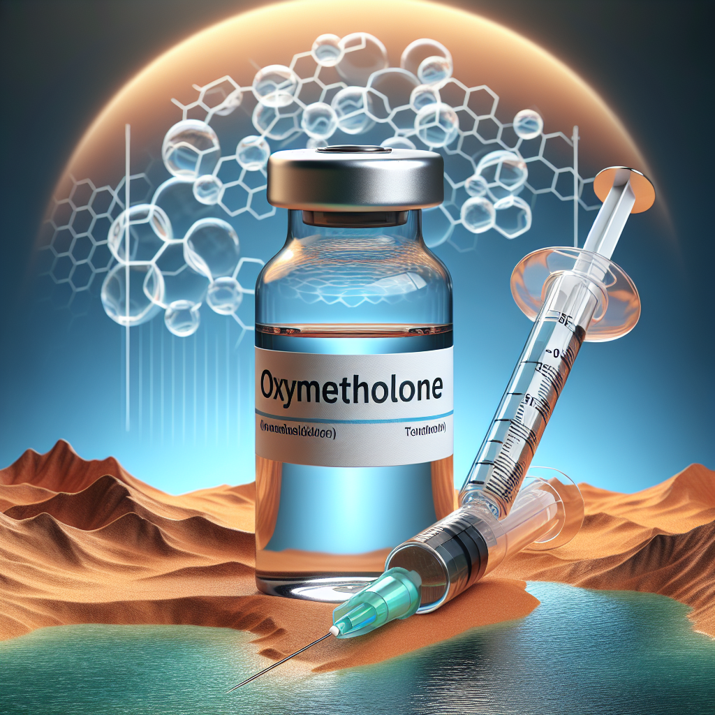 Oximetolona inyectable en fases de deshidratación controlada