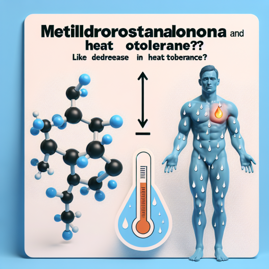 ¿Puede Metildrostanolona causar baja tolerancia al calor?