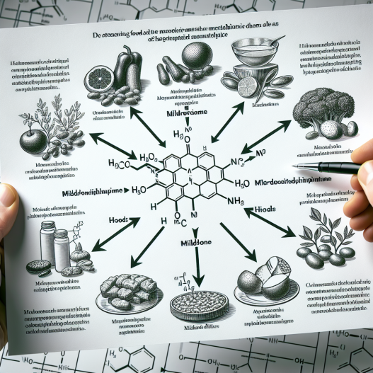 Qué alimentos facilitan el metabolismo de Mildronate Dihydricume