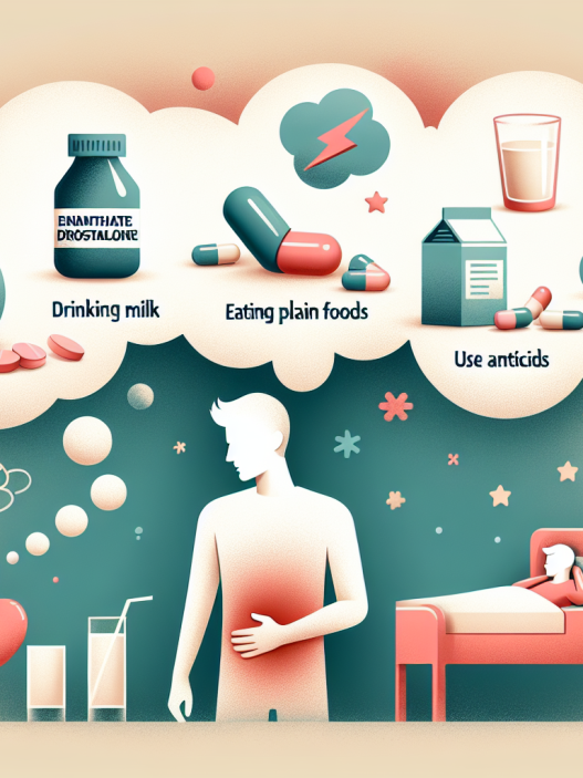 Qué hacer si Enantato de Drostanolona provoca acidez estomacal