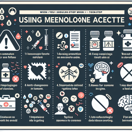 Qué señales indican que debes terminar el ciclo con Acetato de metenolona