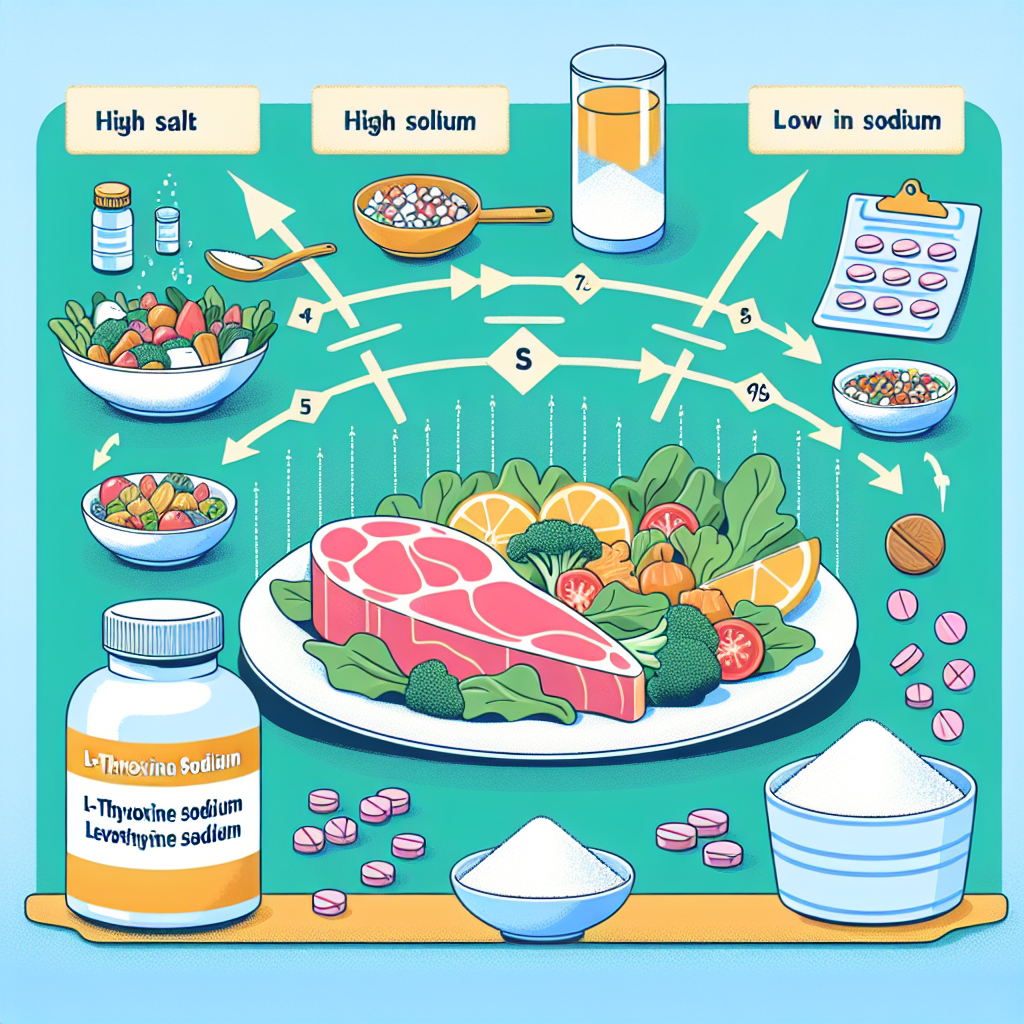 Cómo ajustar la ingesta de sal al usar L-Thyroxine Sodium/Levothyroxine Sodium (LT4 sodium)