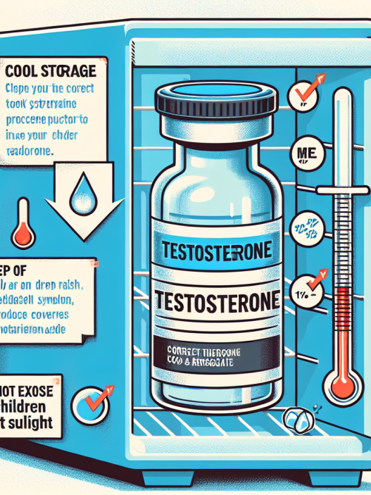 Cómo almacenar correctamente Testosterona
