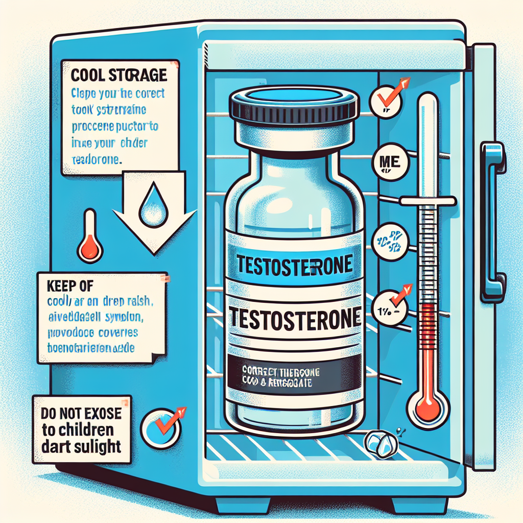 Cómo almacenar correctamente Testosterona