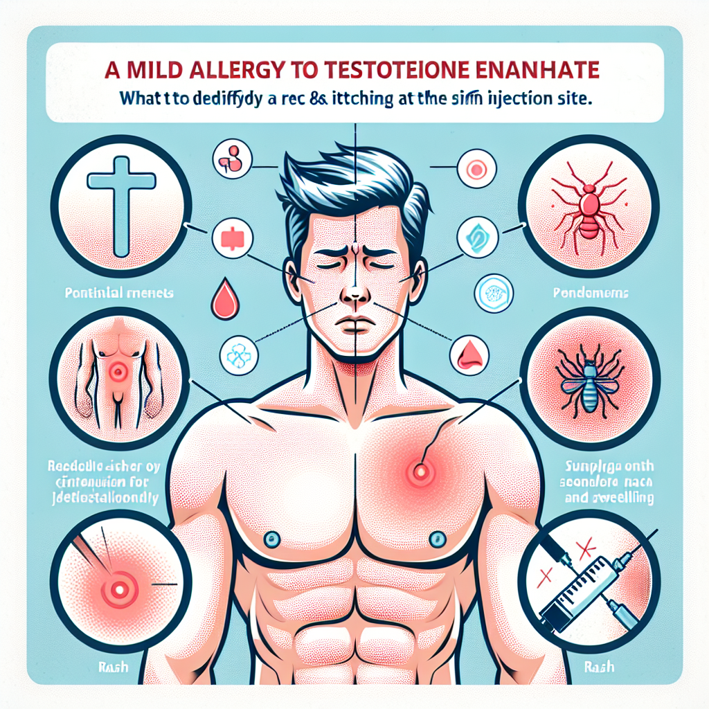 Cómo identificar una alergia leve a Enantato de testosterona