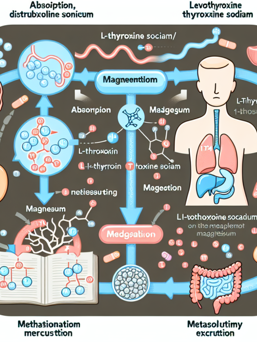 Cómo influye L-Thyroxine Sodium/Levothyroxine Sodium (LT4 sodium) en el metabolismo del magnesio