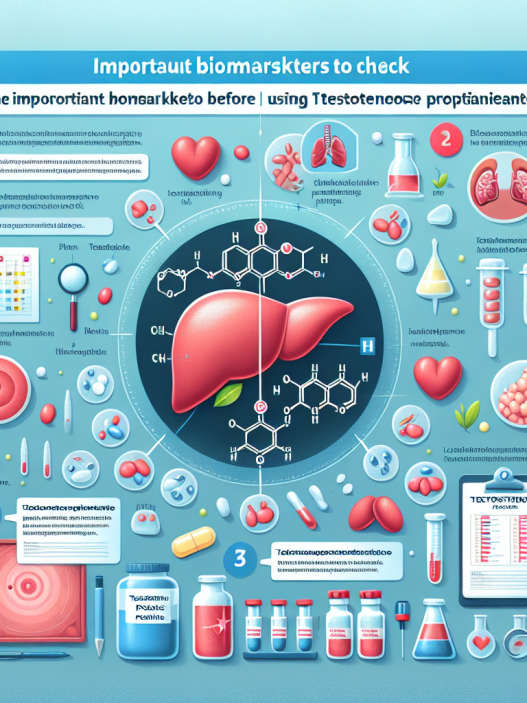 Qué biomarcadores revisar antes de usar Propionato de testosterona