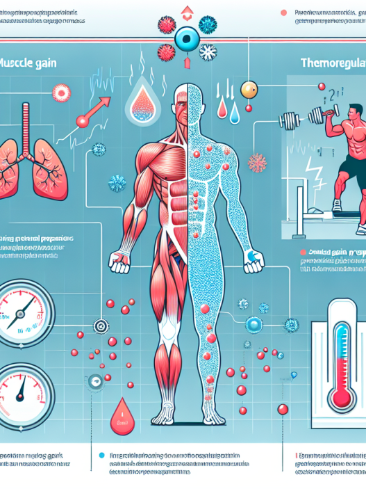 Cómo afecta Preparativos para ganar masa muscular a la sudoración y termorregulación