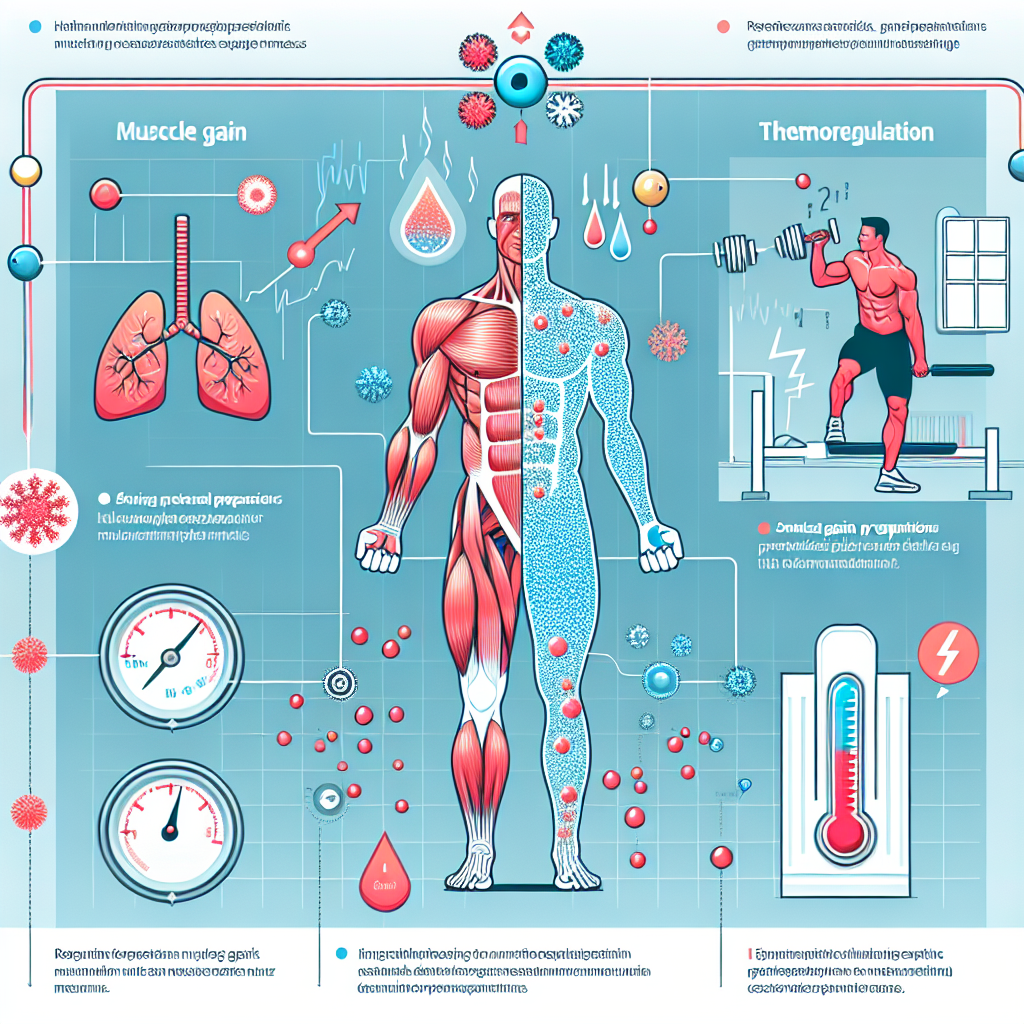 Cómo afecta Preparativos para ganar masa muscular a la sudoración y termorregulación