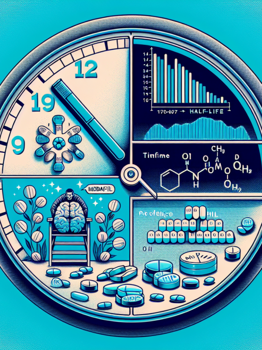 La vida media de Modafinil (Provigil) y su impacto en el rendimiento