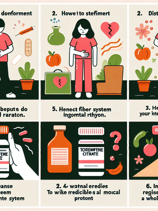 Qué hacer si Citrato de toremifeno altera tu ritmo intestinal
