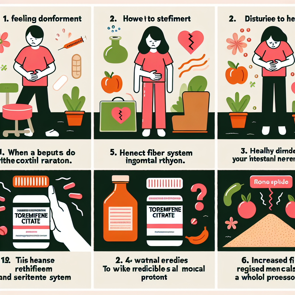 Qué hacer si Citrato de toremifeno altera tu ritmo intestinal