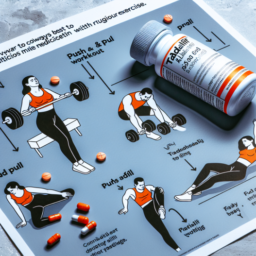 Qué rutina de empuje y tracción va mejor con Tadalafil