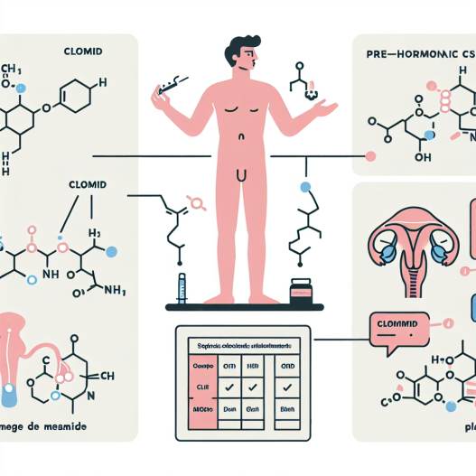 Clomid y suplementos pre-hormonales: diferencias