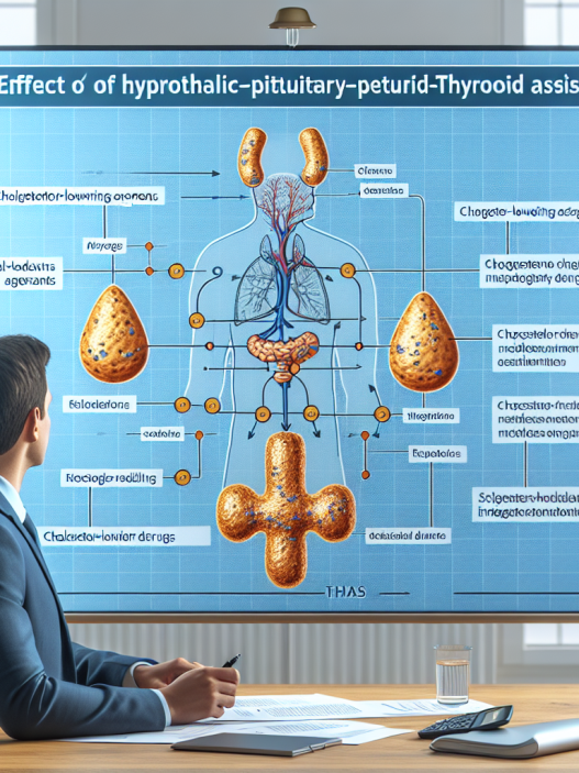 Cómo afecta Colesterol - agentes reductores al eje HPTA