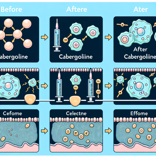 Cómo influye Cabergolina en el volumen celular