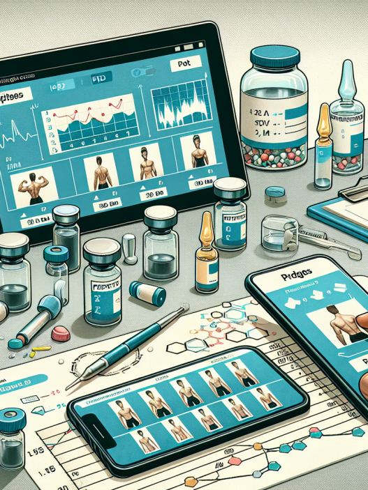 Cómo monitorear el progreso con fotos durante Cursos de péptidos