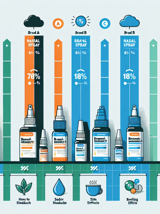 Diferencias de resultados entre marcas de Aerosoles nasales