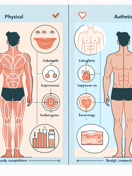 Diferencias entre resultados físicos y estéticos con Cabergolina