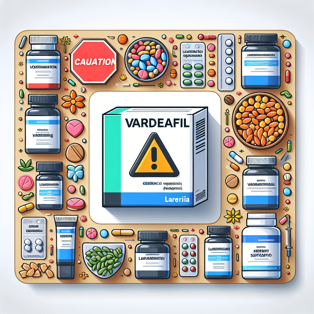 Qué suplementos debes evitar al tomar Vardenafil (Levitra Generic)