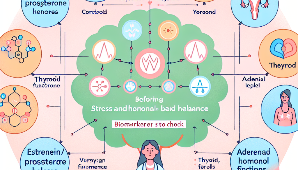 Qué biomarcadores revisar antes de usar Estrés y equilibrio hormonal