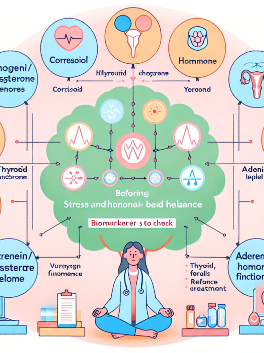 Qué biomarcadores revisar antes de usar Estrés y equilibrio hormonal