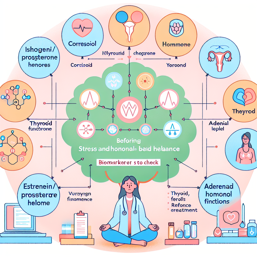 Qué biomarcadores revisar antes de usar Estrés y equilibrio hormonal