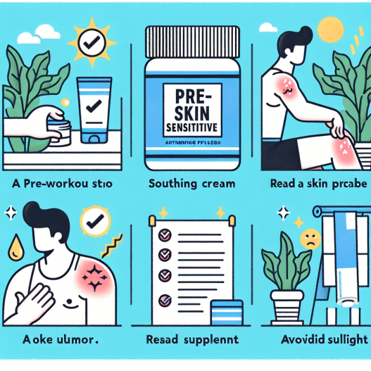 Qué hacer si Pre-Entrenamiento causa sensibilidad en la piel