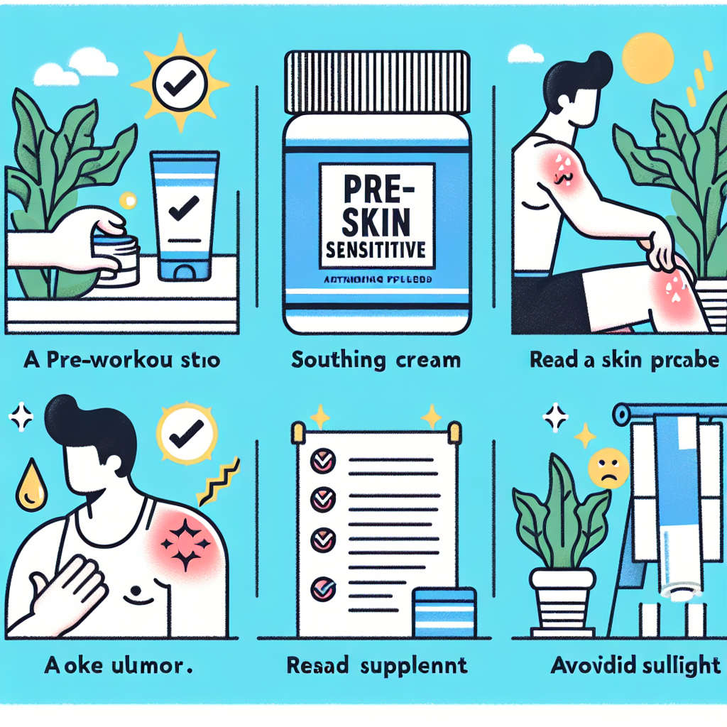 Qué hacer si Pre-Entrenamiento causa sensibilidad en la piel